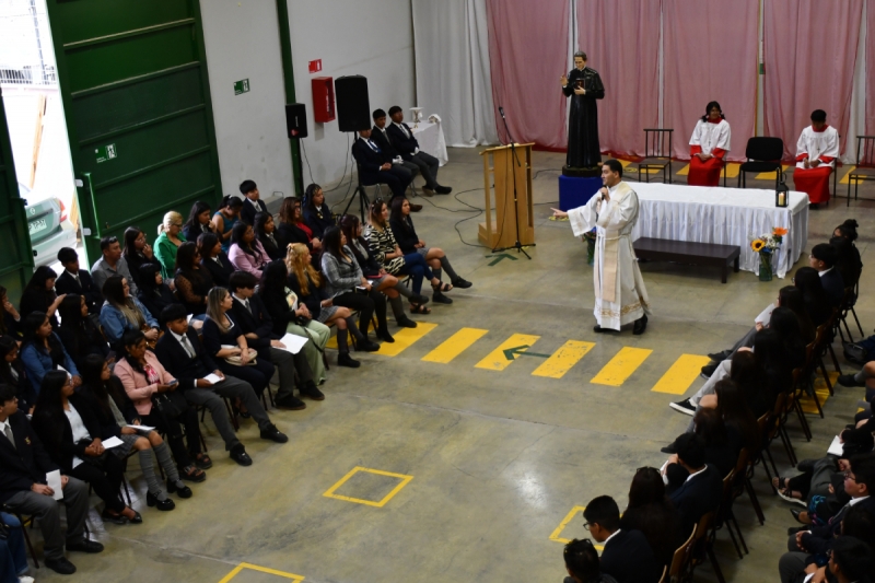 Área Pastoral de Salesianos Calama despide a estudiantes de Cuartos Medios con emotivas misas de envío y bendición