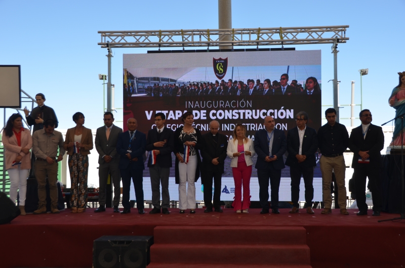 Con moderna infraestructura se inauguró quinta etapa  del Colegio Técnico Industrial Don Bosco Calama