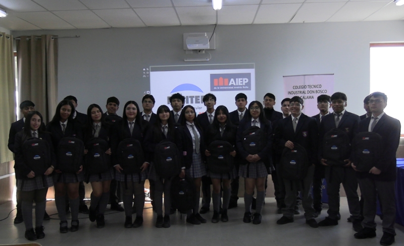 Estudiantes salesianos inician programa F&eacute;nix de Resiter y AIEP