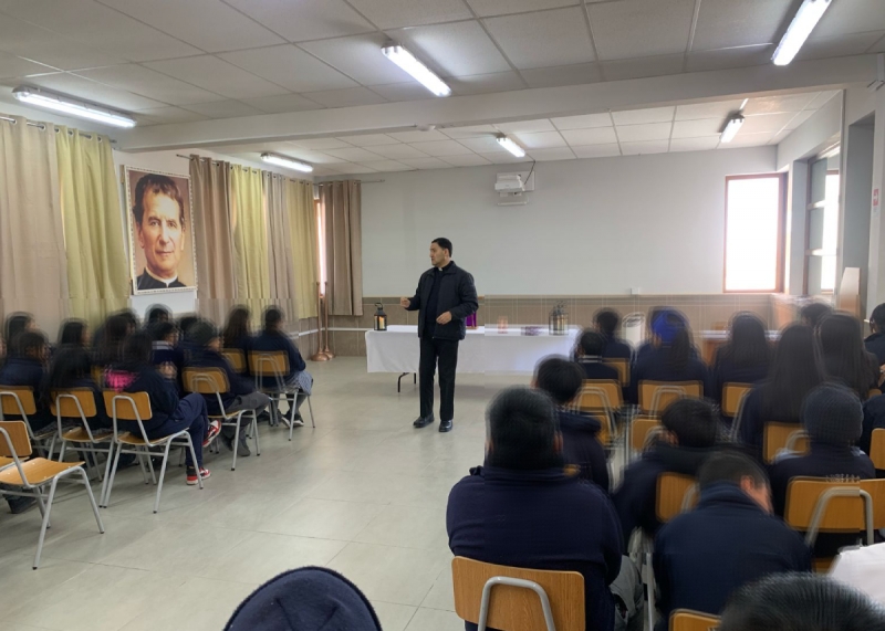 266 estudiantes de Don Bosco Calama vivieron el Sacramento de la Reconciliación con Dios