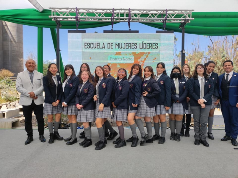 Alumnas de Don Bosco se lucieron en Escuela de Mujeres Líderes de Codelco