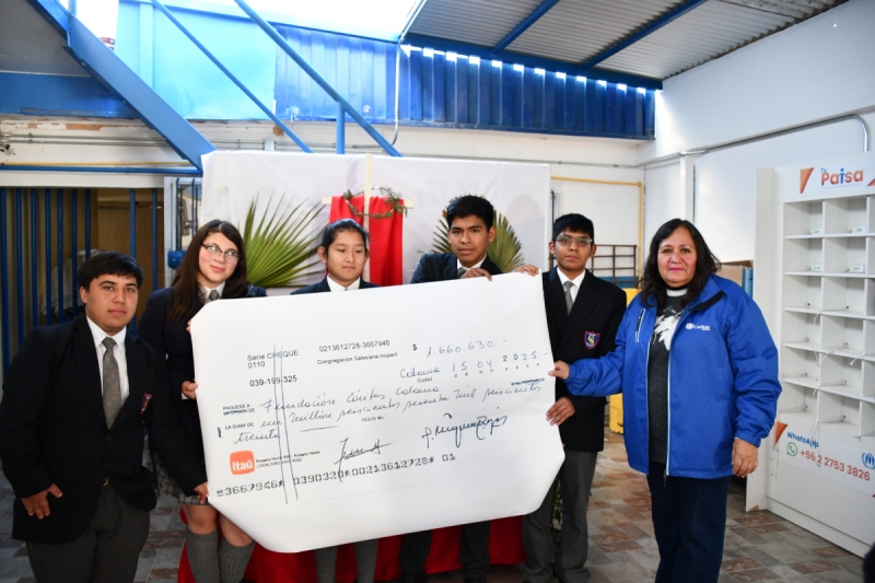 Pura solidaridad: Don Bosco Calama entrega histórica suma en Campaña de Cuaresma 2025