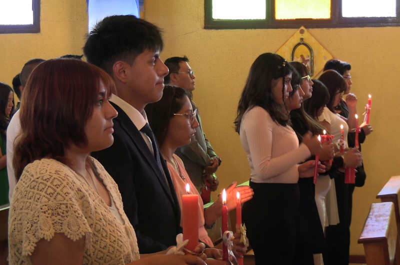 185 estudiantes del Colegio Don Bosco Calama se inscriben para recibir los sacramentos