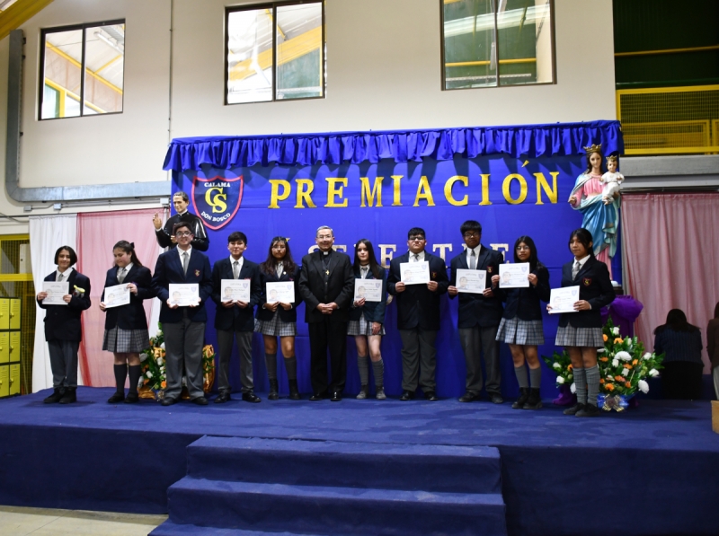 Salesianos Calama reconoci&oacute; a sus estudiantes destacados del primer semestre 2025