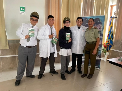 A través de charla con Carabineros Don Bosco Calama toma consciencia ante el Ciberbullying