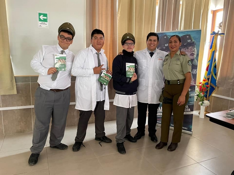 A trav&eacute;s de charla con Carabineros Don Bosco Calama toma consciencia ante el Ciberbullying
