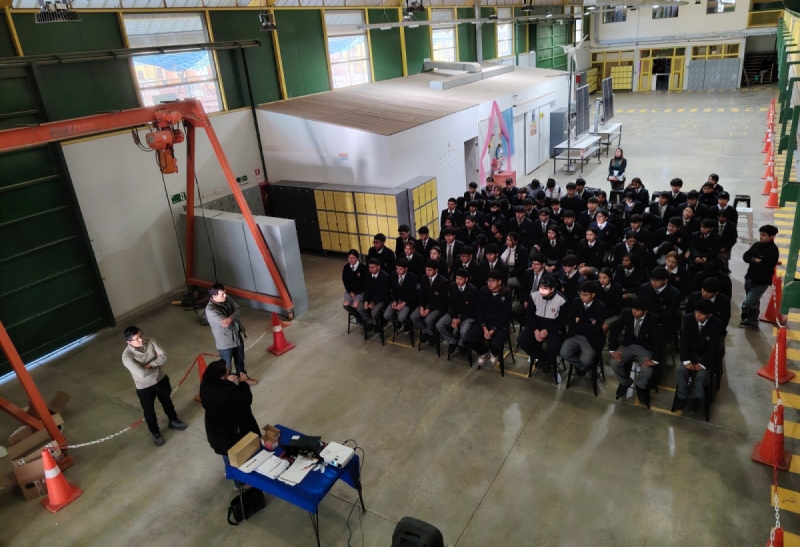 Jóvenes de terceros y cuartos medios recibieron Inducción al Taller 2026