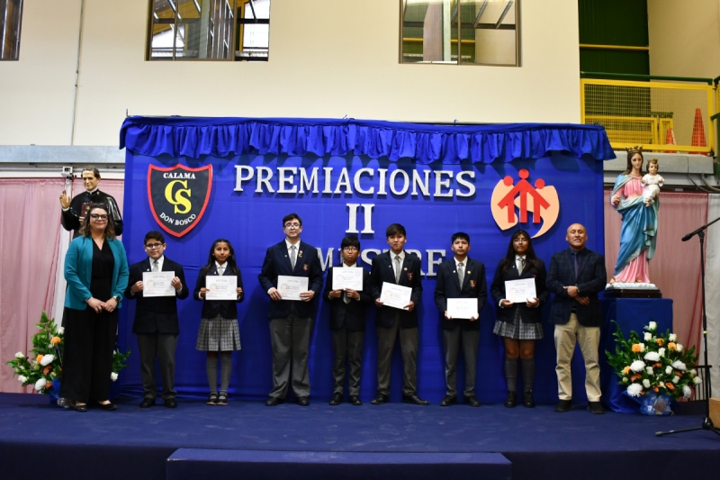 Estudiantes de Salesianos Calama fueron reconocidos en Ceremonia de Premiación del Segundo Semestre